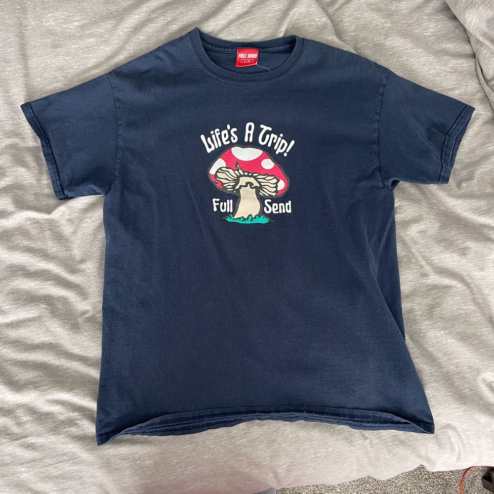 Navy Blue Graphic T-Shirt